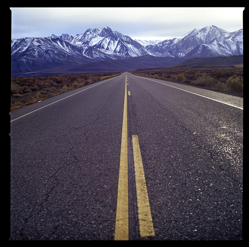 Benton Crossing Road leading towards Route 395 after leaving the hot springs.